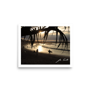 Noosa Main Beach Premium Lustre Photo Paper Poster