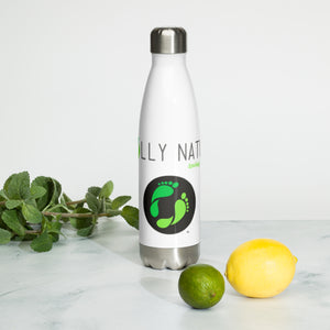 Wholly Natural™ Loving, Living, Green Stainless Steel Water Bottle