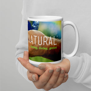 Wholly Natural™ The World Is In Our Hands Ceramic Mug